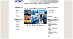 Desktop Screenshot of norad.dk